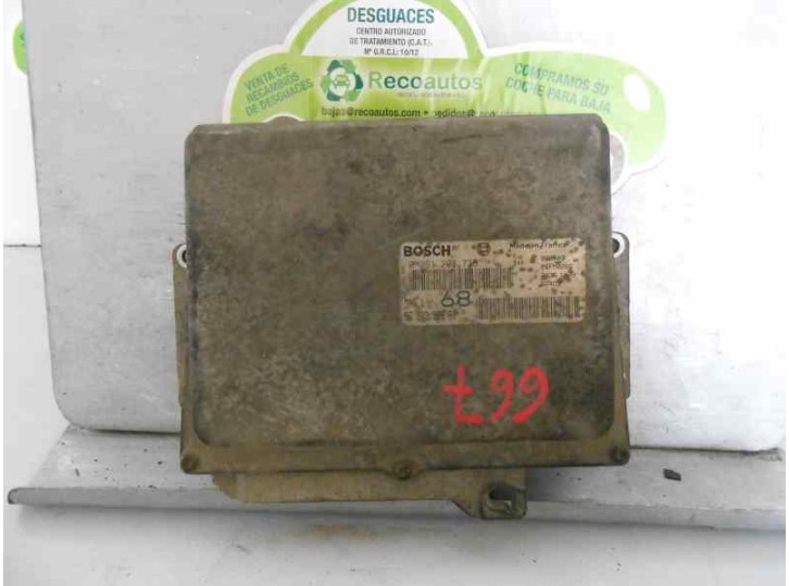 Replacement engine ECU for Peugeot 106 (S2) 1.1 OEM IAM reference 9620398980 0261203736 BOSCH