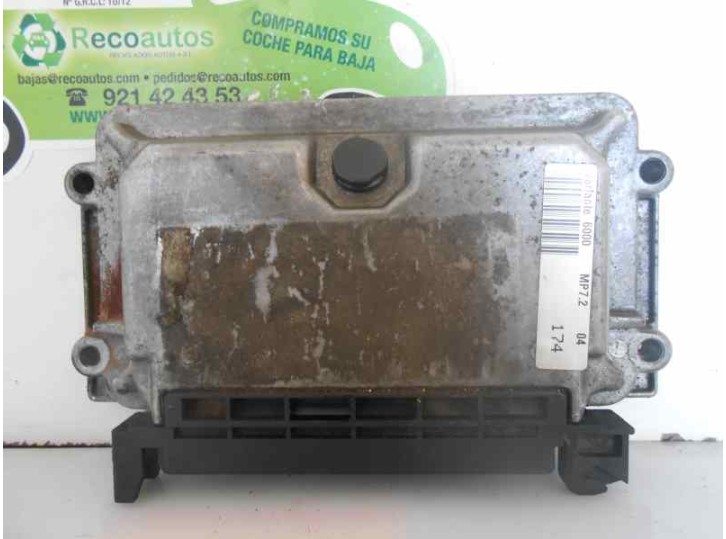 Recambio de centralita motor uce para peugeot 206 berlina 1.6 referencia OEM IAM 9632693980 0261206216 BOSCH
