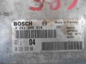 Recambio de centralita motor uce para peugeot 206 berlina 1.6 referencia OEM IAM 9632693980 0261206216 BOSCH