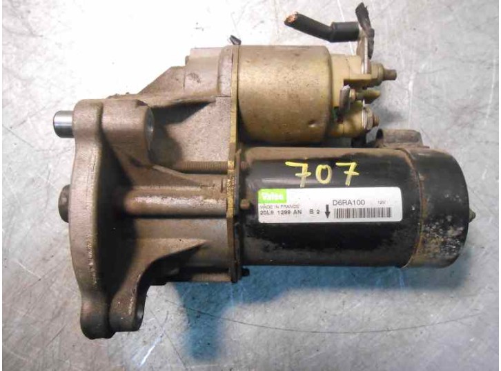 Replacement starter motor for Citroën ZX break 1.4 OEM IAM reference 20L91299ANB D6RA100 VALEO
