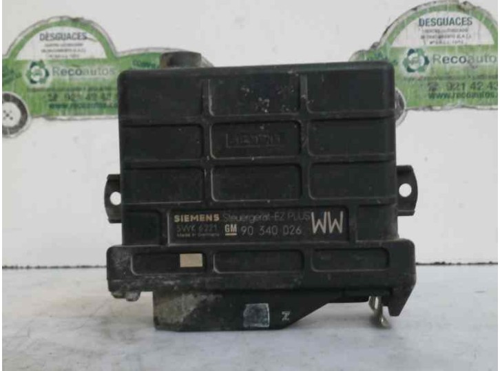 Recambio de centralita motor uce para opel kadett e 1.6 referencia OEM IAM 90340026 5WK6221 SIEMENS