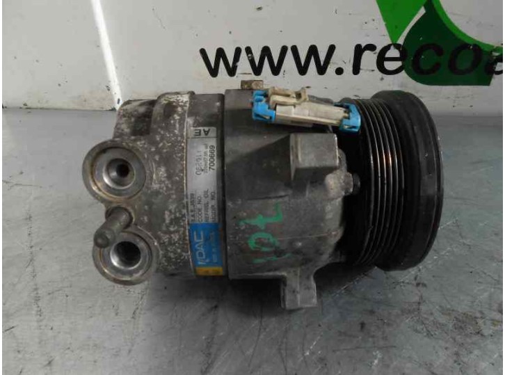 Recambio de compresor aire acondicionado para daewoo nubira berlina 1.6 cat referencia OEM IAM 700669 082911 DAC