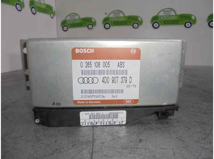 Recambio de centralita abs para audi a6 berlina (c4) 2.8 v6 cat (aah) referencia OEM IAM 4D0907379D 0265108005 BOSCH