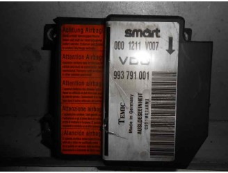 Recambio de centralita airbag para smart coupe cdi pure referencia OEM IAM 0001211V007 993791001 TEMIC