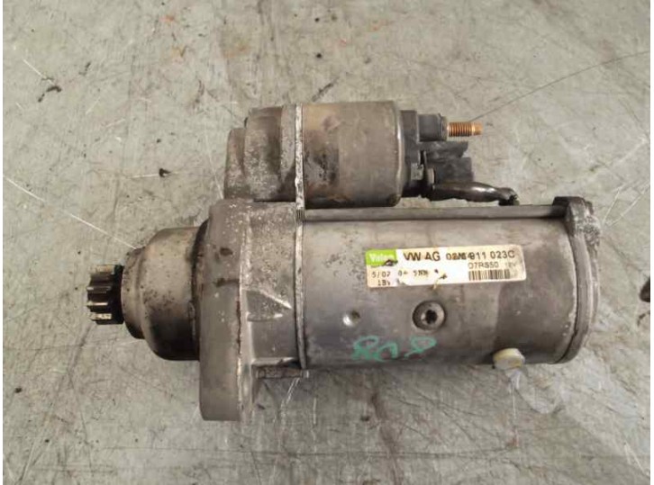 Replacement starter motor for Audi A3 (8L) 1.9 TDI OEM IAM reference 02M4911023C VALEO
