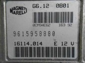 Replacement engine ECU for Citroën ZX 1.6 OEM IAM reference 9615958880 G6120B01 MAGNETI MARELLI