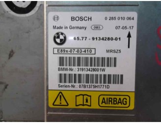 Recambio de centralita airbag para bmw serie 3 berlina (e90) 320d referencia OEM IAM 6577913428001 0285010064 BOSCH