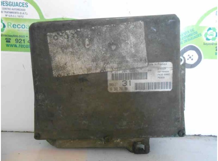 Recambio de centralita motor uce para peugeot 106 (s2) 1.1 referencia OEM IAM 0261204622 9630278180 BOSCH