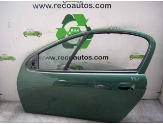 Recambio de puerta delantera izquierda para opel tigra 1.4 16v referencia OEM IAM 3897620 VERDE 3 PUERTAS