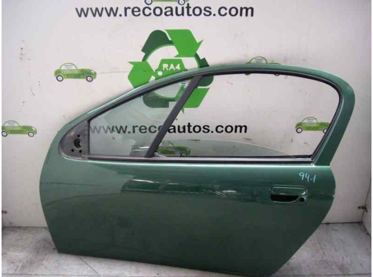 Recambio de puerta delantera izquierda para opel tigra 1.4 16v referencia OEM IAM 3897620 VERDE 3 PUERTAS