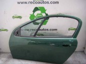 Recambio de puerta delantera izquierda para opel tigra 1.4 16v referencia OEM IAM 3897620 VERDE 3 PUERTAS