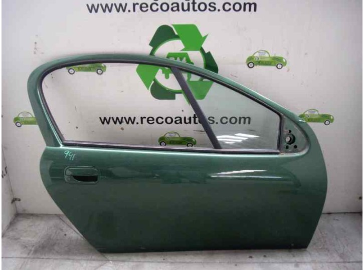 Recambio de puerta delantera derecha para opel tigra 1.4 16v referencia OEM IAM 09115362 VERDE 3 PUERTAS