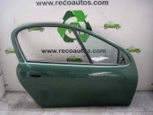 Recambio de puerta delantera derecha para opel tigra 1.4 16v referencia OEM IAM 09115362 VERDE 3 PUERTAS