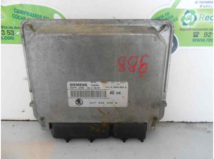 Recambio de centralita motor uce para skoda felicia berlina ( 791) 1.3 referencia OEM IAM 047906030B 5WP4248 SIEMENS