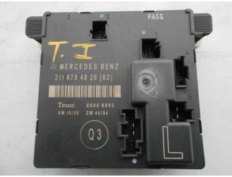 Recambio de centralita cierre para mercedes-benz clase e (w211) berlina e 280 referencia OEM IAM 2118704026 00006805 TEMIC