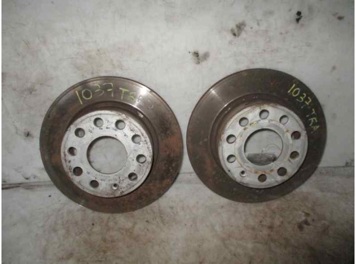 Recambio de disco freno trasero para volkswagen golf vi (5k1) 1.6 tdi dpf referencia OEM IAM 