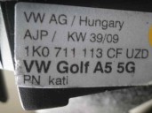 Recambio de palanca cambio para volkswagen golf vi (5k1) 1.6 tdi dpf referencia OEM IAM 1K711049CH 1K0711113CF 