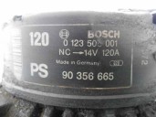 Recambio de alternador para opel vectra a 2.0 referencia OEM IAM 0123505001 90356665 BOSCH