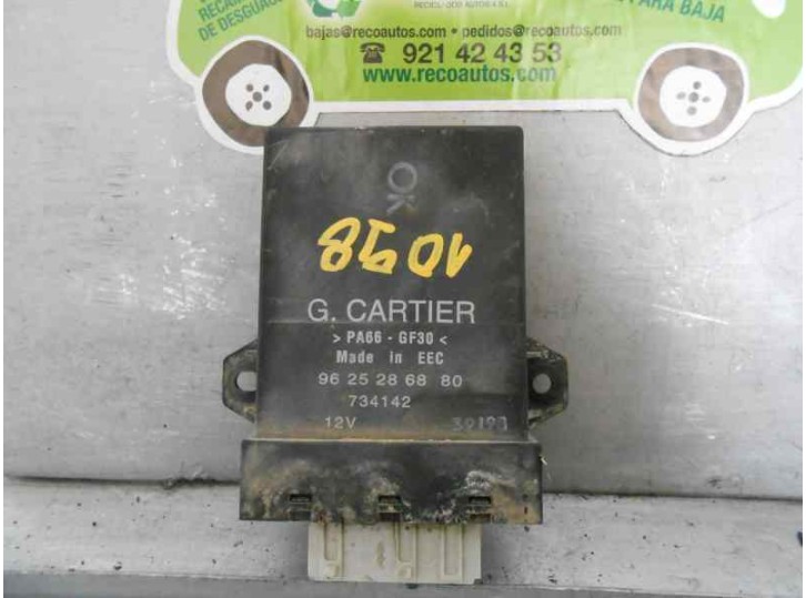 Recambio de rele ventiladores motor para citroën xsara berlina 1.9td seduction referencia OEM IAM 9625286880 734142 G CARTIER