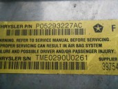 Recambio de centralita airbag para chrysler neon (pl) 2.0 16v cat referencia OEM IAM 05293227AC TME0290U0261 
