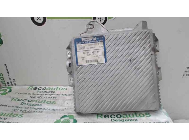 Recambio de centralita motor uce para peugeot 406 berlina (s1/s2) stdt referencia OEM IAM 9624349980 R0410011D LUCAS