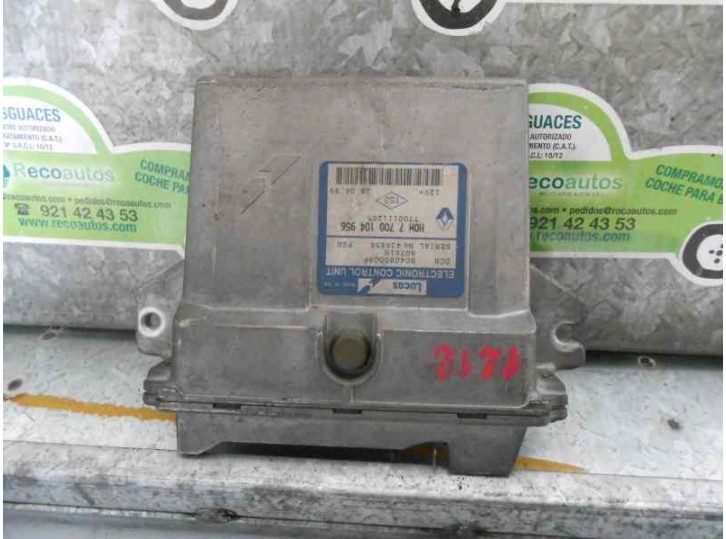 Recambio de centralita motor uce para renault clio ii fase i (b/cbo) 1.9 diesel referencia OEM IAM 7700104956 R04080009F LUCAS