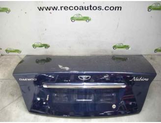 Recambio de porton trasero para daewoo nubira berlina 2.0 cat referencia OEM IAM TAPA MALETERO AZUL OSCURO 4 PUERTAS