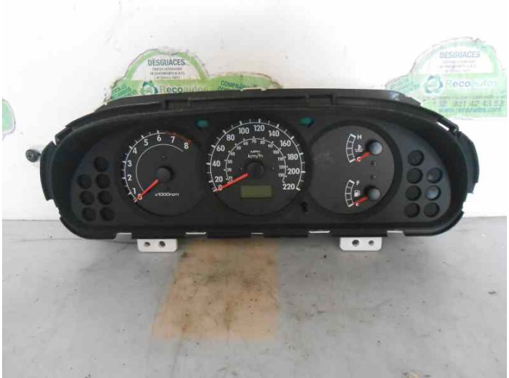 Replacement instrument cluster for Kia Shuma II 1.6 CAT OEM IAM reference 0K2NC5543X 20011129 