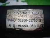 Recambio de transmision central para ssangyong musso 2.9 diesel referencia OEM IAM 3320005700 33200057 BURRA 3 LADO A