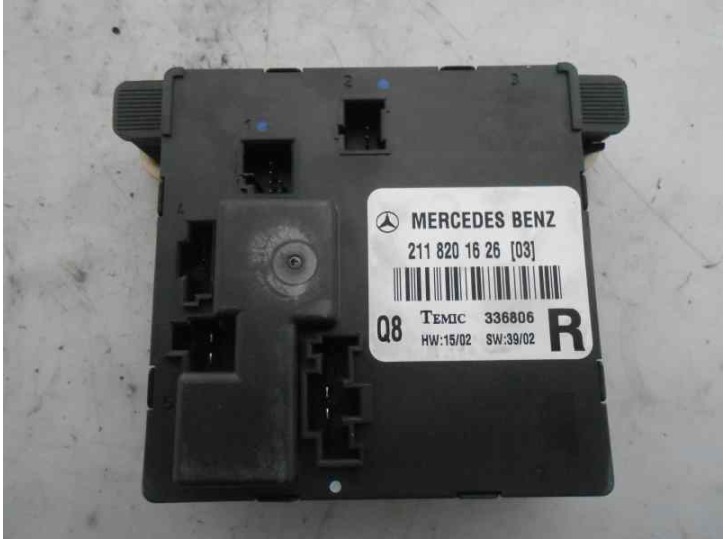 Recambio de centralita cierre para mercedes-benz clase e (w211) berlina e 320 cdi (211.026) referencia OEM IAM 2118201626 