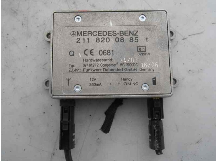 Recambio de modulo electronico para mercedes-benz clase e (w211) berlina e 320 cdi (211.026) referencia OEM IAM 2118200885 