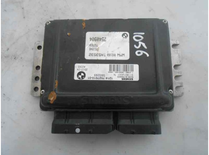 Recambio de centralita motor uce para mini mini (r50,r53) one referencia OEM IAM 1214752761001N S118012001N SIEMENS