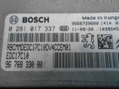Recambio de centralita motor uce para citroën c3 ii 1.4 referencia OEM IAM 9676833080 0281017337 BOSCH