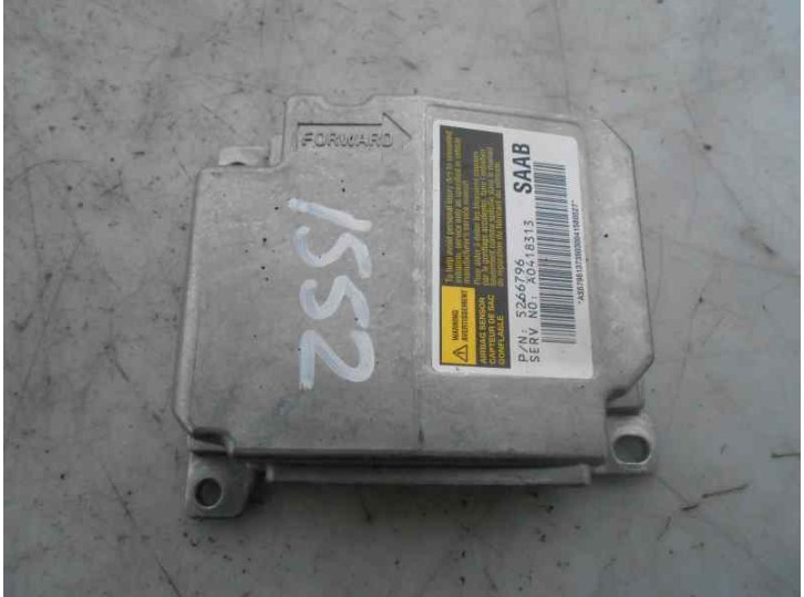 Recambio de centralita airbag para saab 9-5 berlina 3.0 v6 tid cat referencia OEM IAM 5266796 A0418313 