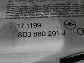 Replacement front right airbag for Audi A4 sedan (B5) 1.8 T Quattro (110kW) OEM IAM reference 8D0880201J 002EF075DH7 