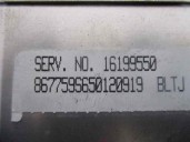 Recambio de centralita motor uce para daewoo aranos 2.0 cat referencia OEM IAM 16199550 867759S650120919 