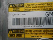 Recambio de centralita airbag para opel sintra 3.0 v6 cat referencia OEM IAM 16238691 