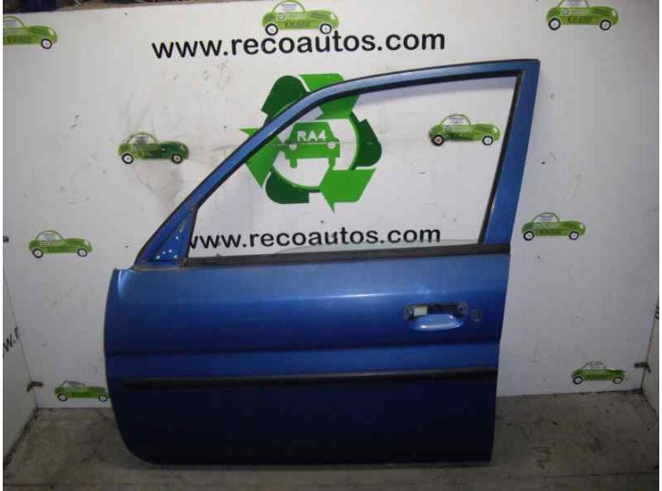Replacement front left door for Mazda Demio (DW) 1.4 16V CAT OEM IAM reference DC0359020N BLUE 5D