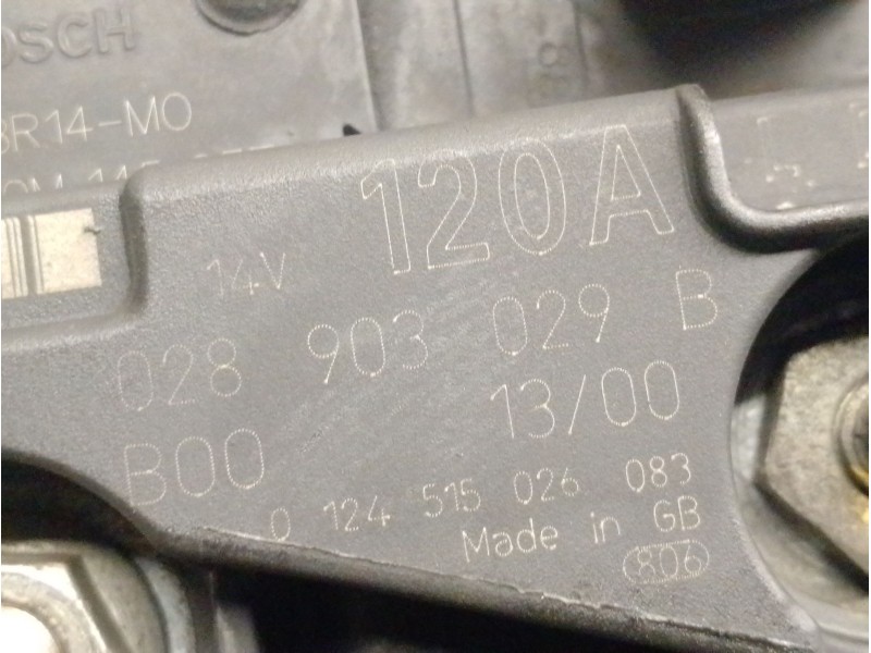 Recambio de alternador para audi a4 b5 (8d2) 1.9 tdi referencia OEM IAM 028903029B 038903018EX 