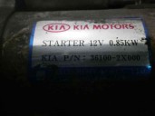 Replacement starter motor for Kia Rio I Hatchback (DC) 1.5 16V OEM IAM reference 361002X000 DELCO