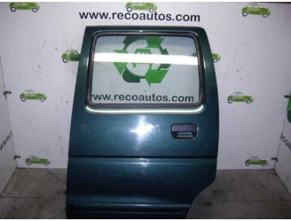 Recambio de puerta trasera izquierda para suzuki wagon r+ sr (em) 1.2 gl referencia OEM IAM 432132 VERDE, COMPLETA CON ELEVALUNA