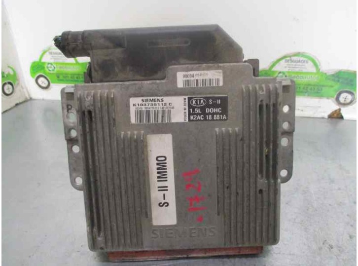 Recambio de centralita motor uce para kia sephia ll 1.5 cat referencia OEM IAM K2AC18881A K103735112C SIEMENS