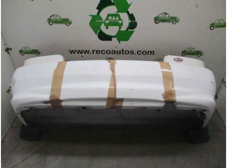 Recambio de paragolpes trasero para kia sephia ll 1.5 cat referencia OEM IAM BLANCO 4 PUERTAS
