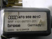Recambio de motor elevalunas trasero izquierdo para audi a6 berlina (4f2) 2.0 tdi referencia OEM IAM 4F0959801C 5 PINES 4 PUERTA