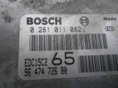 Recambio de centralita motor uce para peugeot 607 (s1) básico referencia OEM IAM 9647472680 0281011082 BOSCH