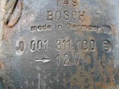 Recambio de motor arranque para bmw serie 5 (e28) referencia OEM IAM  0001811100 BOSCH