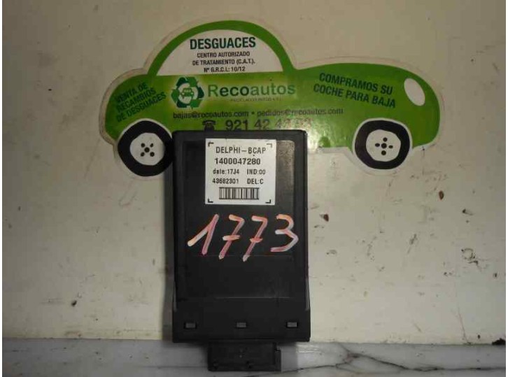 Recambio de modulo electronico para peugeot 1007 sport referencia OEM IAM 1400047280 43682301 DELPHI