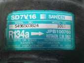 Recambio de compresor aire acondicionado para mg serie 400 (rt) 414 i (4-ptas.) referencia OEM IAM JPB100760 1010 SANDEN