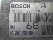 Recambio de centralita motor uce para citroën saxo 1.1 x referencia OEM IAM 9620398980 0261203736 BOSCH