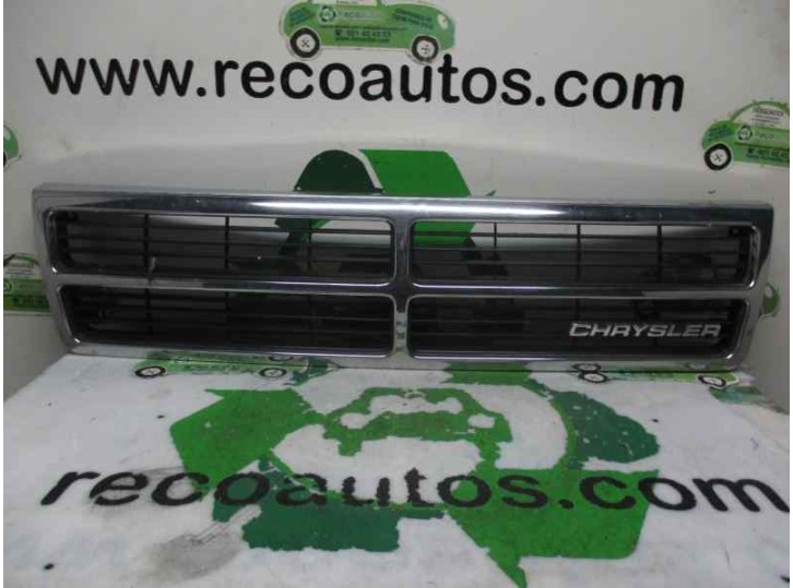 Replacement front grille for Chrysler Voyager (ES) 2.5 turbodiesel OEM IAM reference 5263528 CHROME 